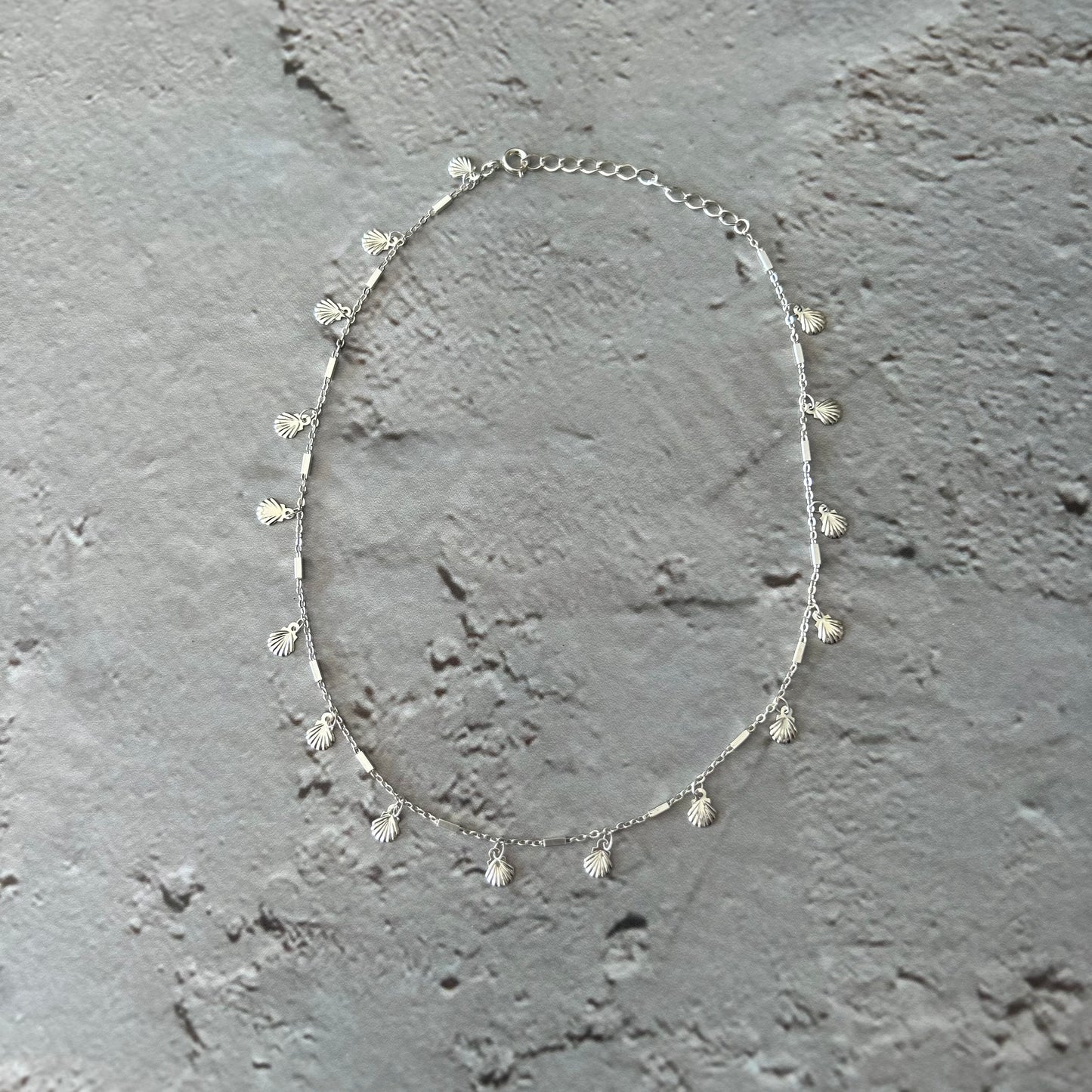 Chocker Conchitas plateado SHELLYBEACH