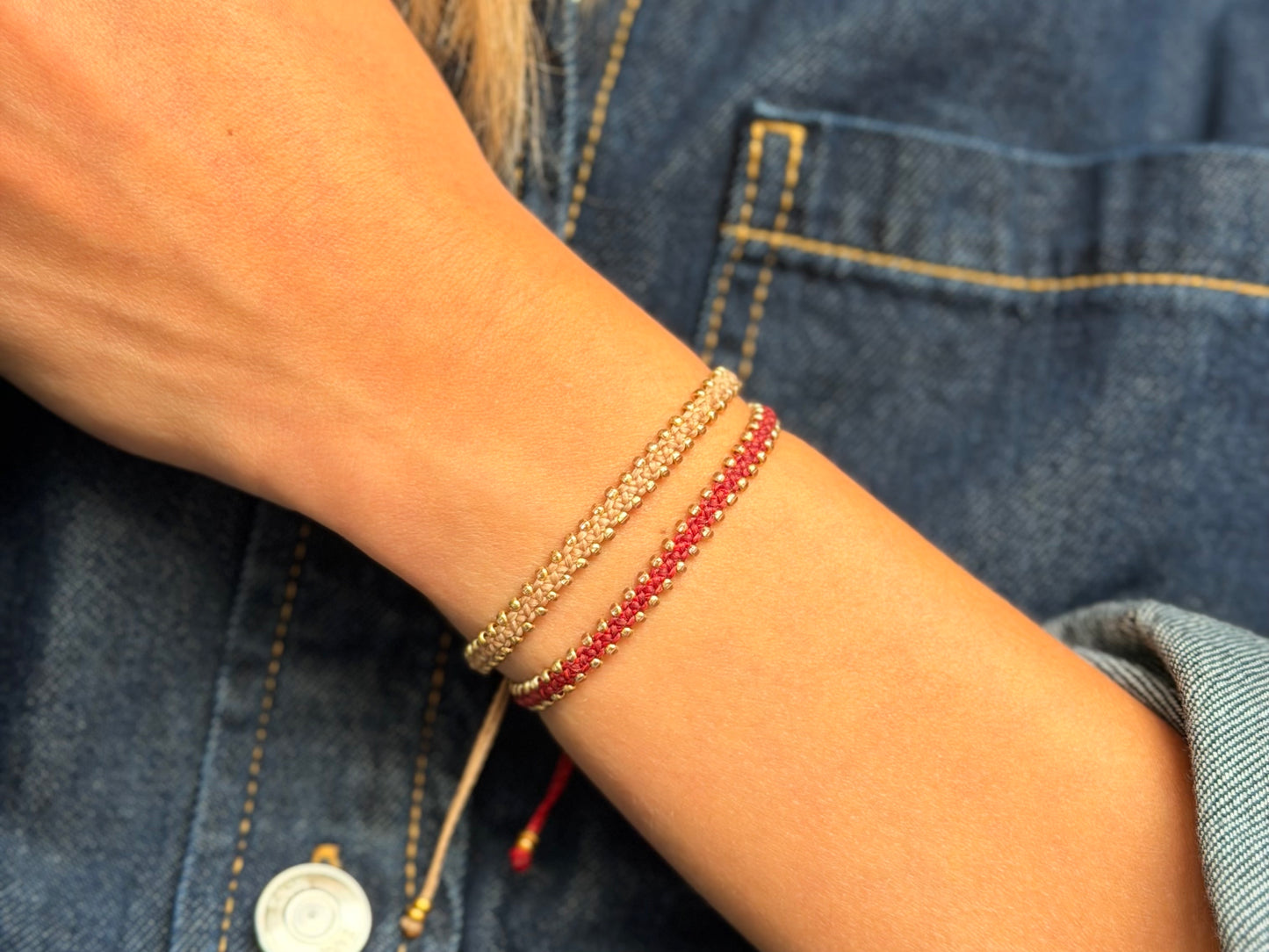 Pulsera Hilo mediana Balines