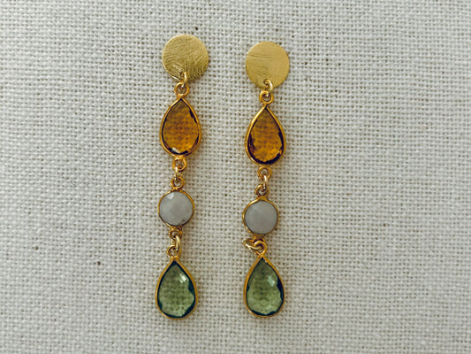 Aros de Piedra Tres Colores