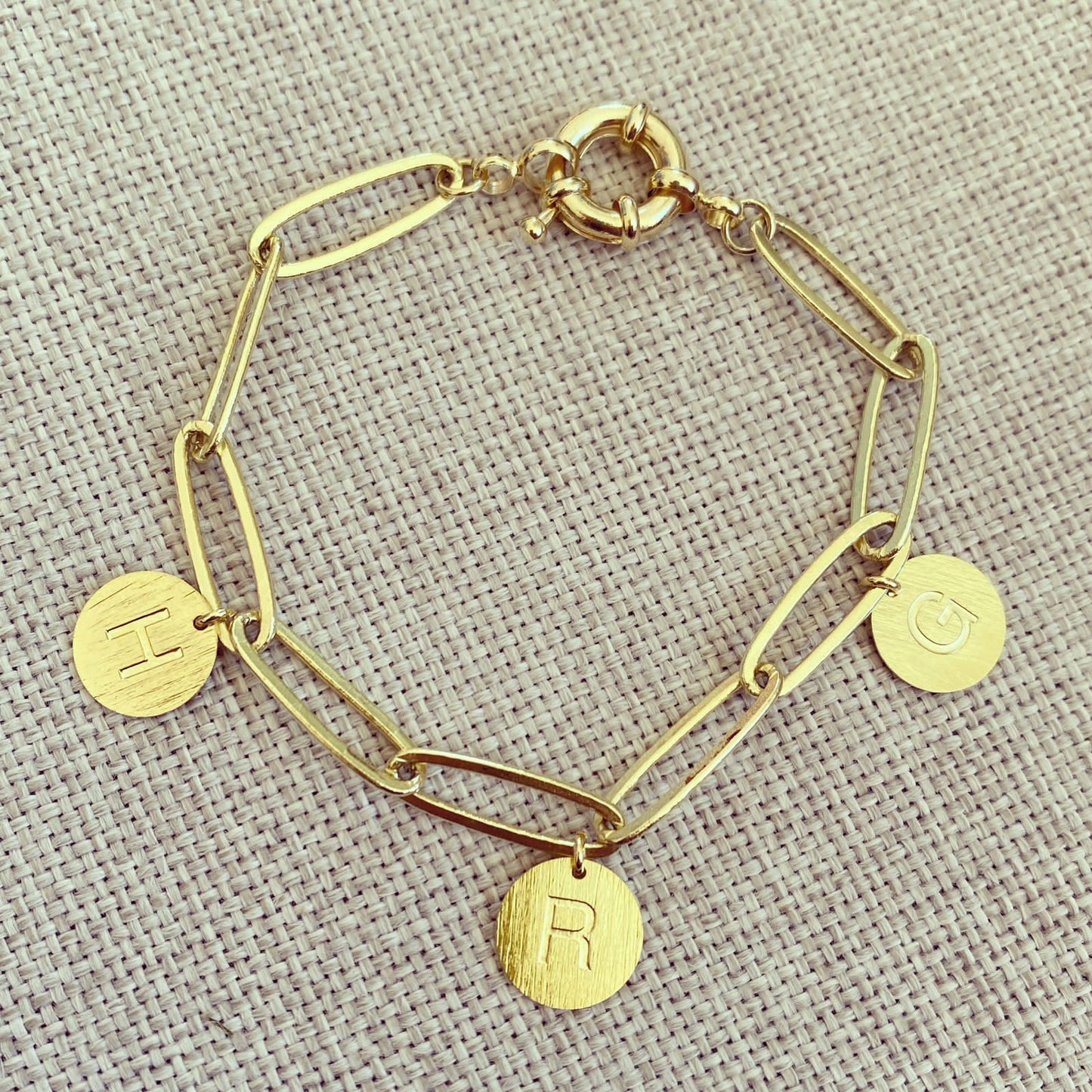 Pulsera letras personalizable