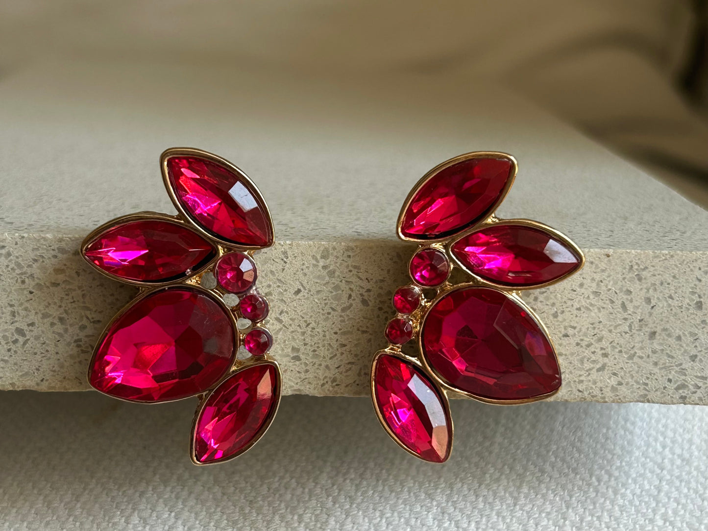 Aros Fiesta Fucsia