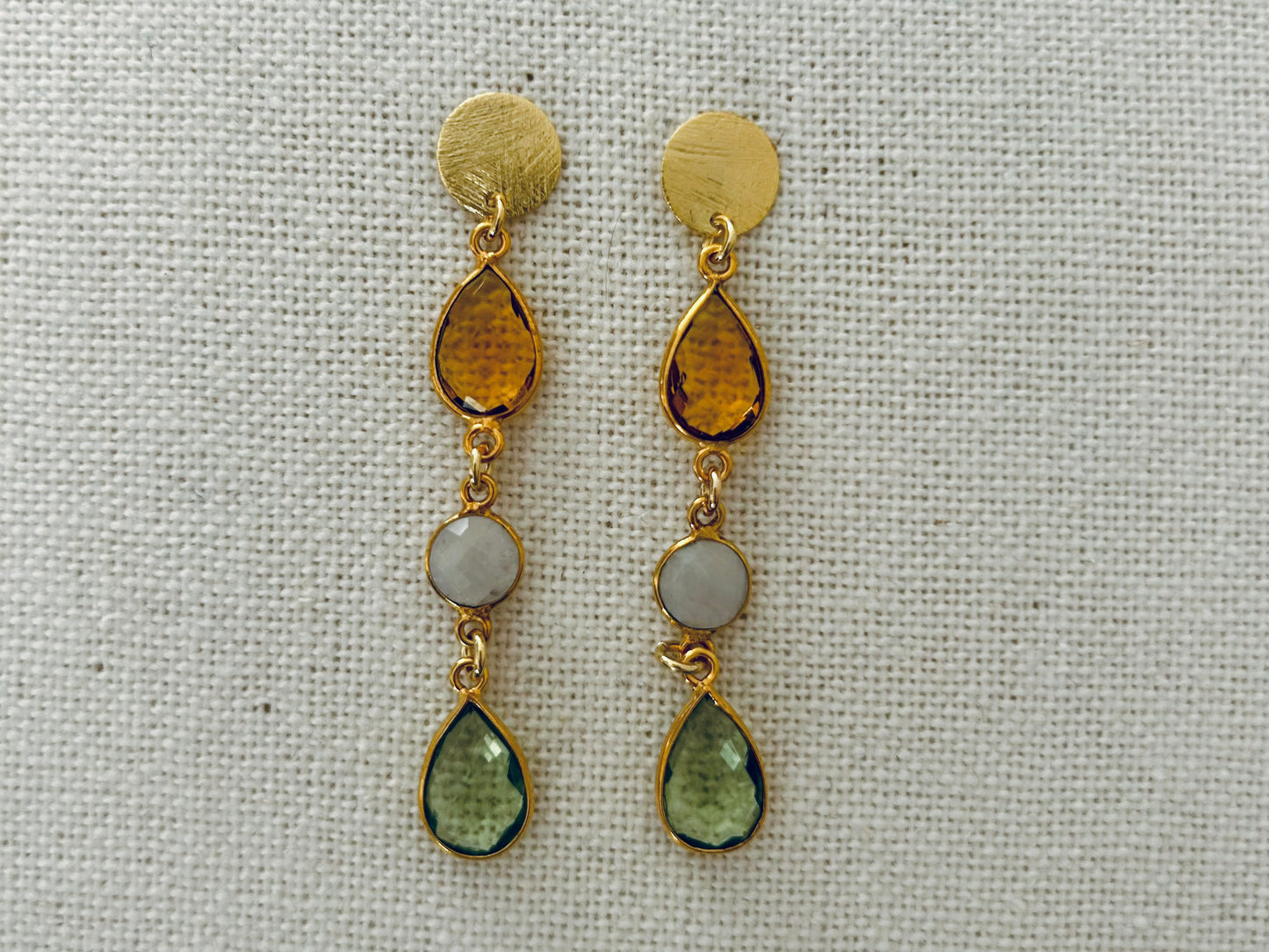 Aros de Piedra Tres Colores