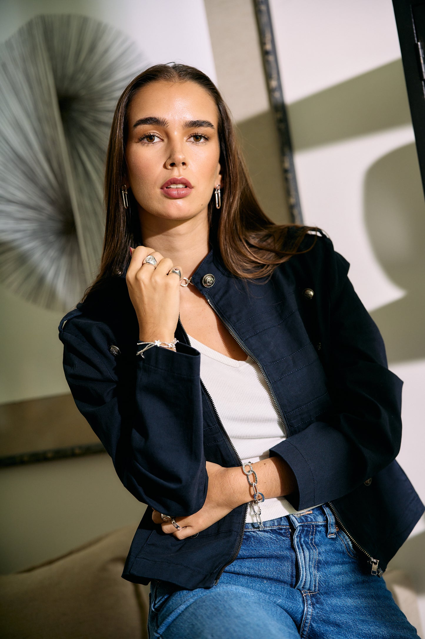 Pulsera Jacinta Plata