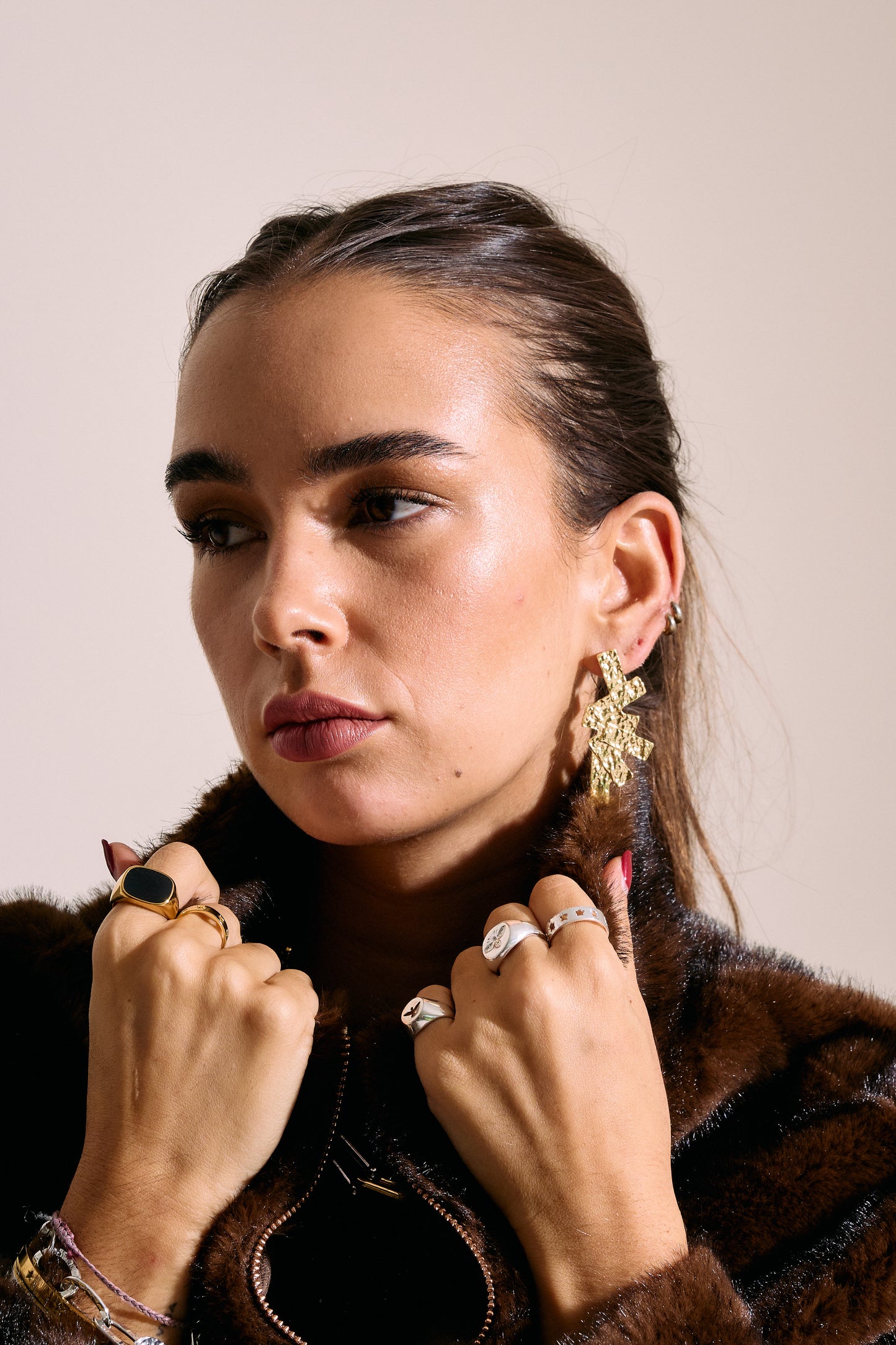 Aros Rectos Oro