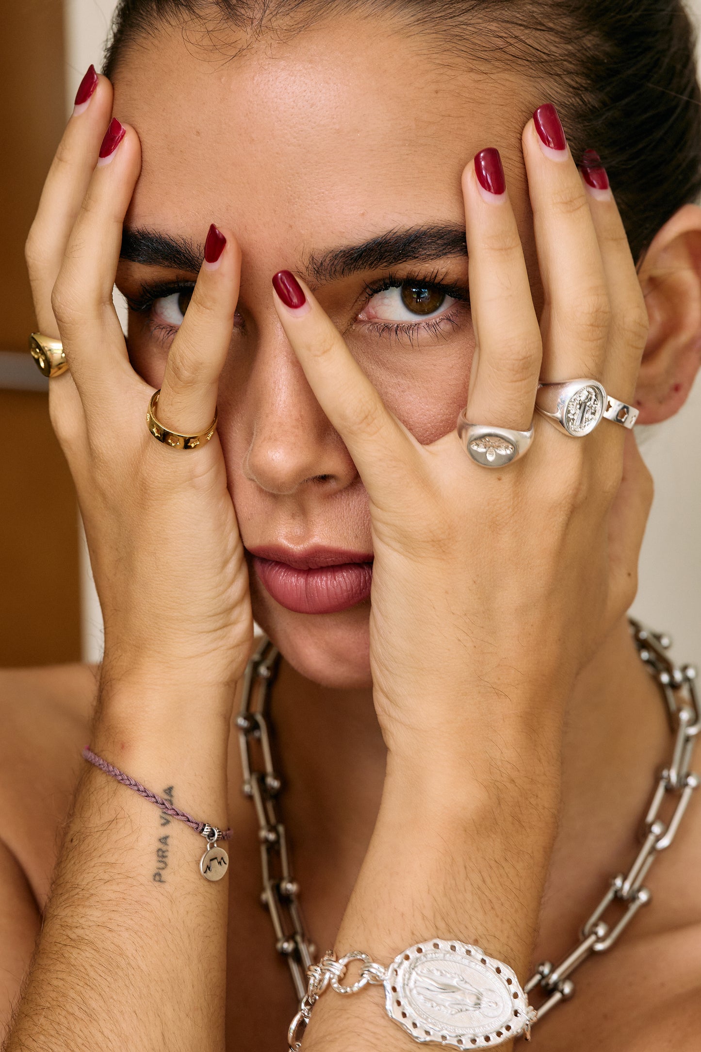 Pulsera María Plata