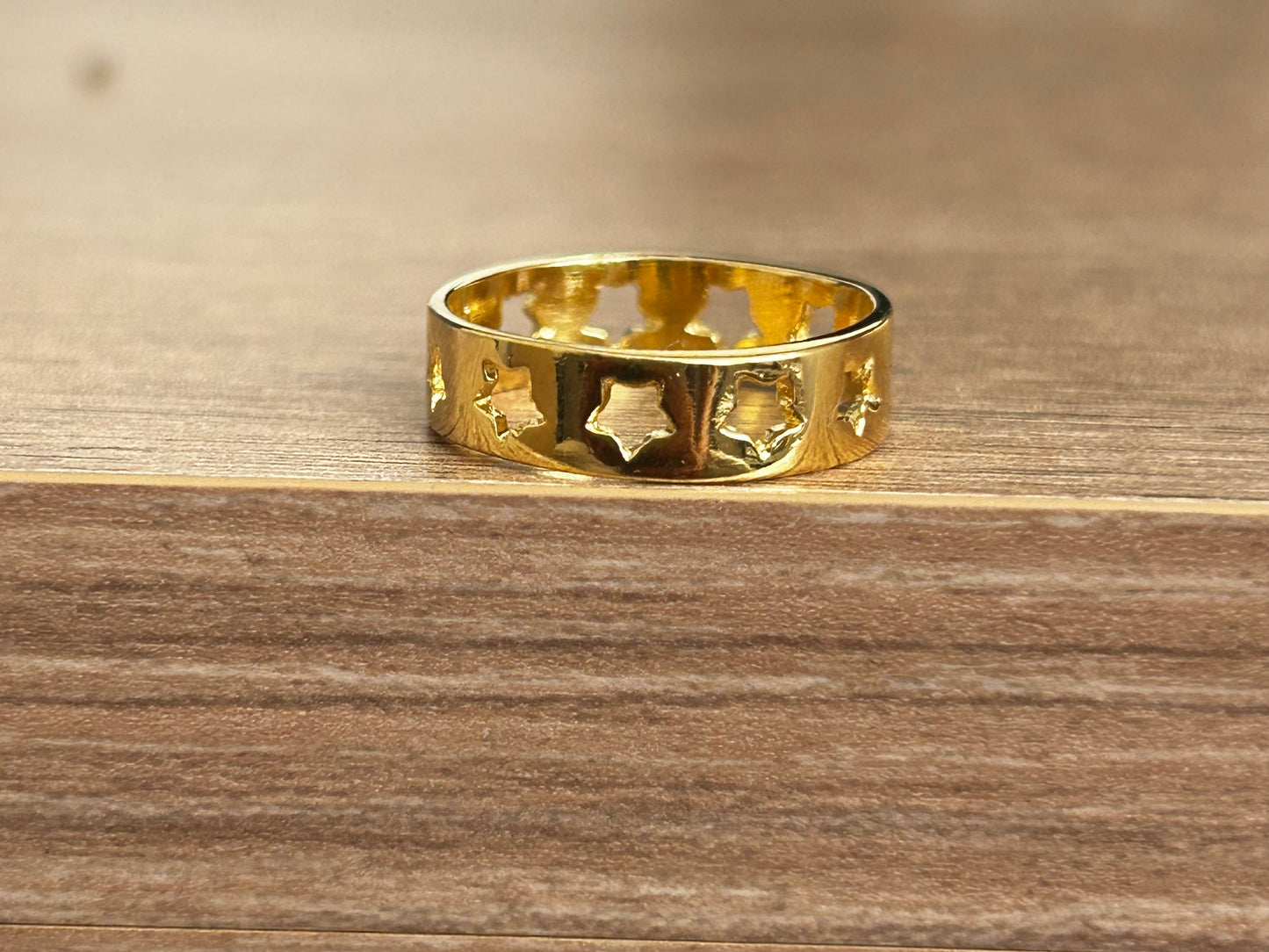 Anillo Estrellitas Oro