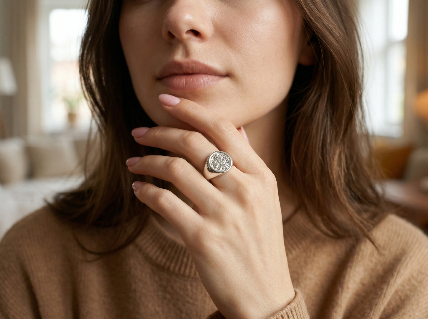 Anillo San Benito redondo